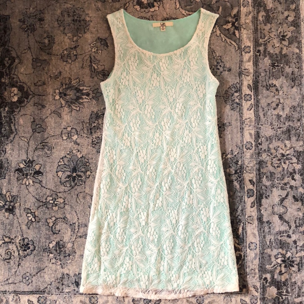 Lace mini dress